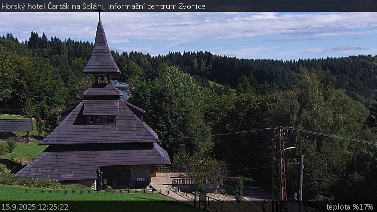 Horský hotel Čarták na Soláni - Informační centrum Zvonice - 15.9.2025 v 12:25 Horský hotel Čarták na Soláni - Informační centrum Zvonice - 15.9.2025 v 12:25