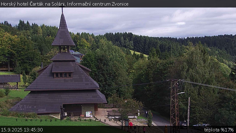 Horský hotel Čarták na Soláni - Informační centrum Zvonice - 15.9.2025 v 13:45 Horský hotel Čarták na Soláni - Informační centrum Zvonice - 15.9.2025 v 13:45