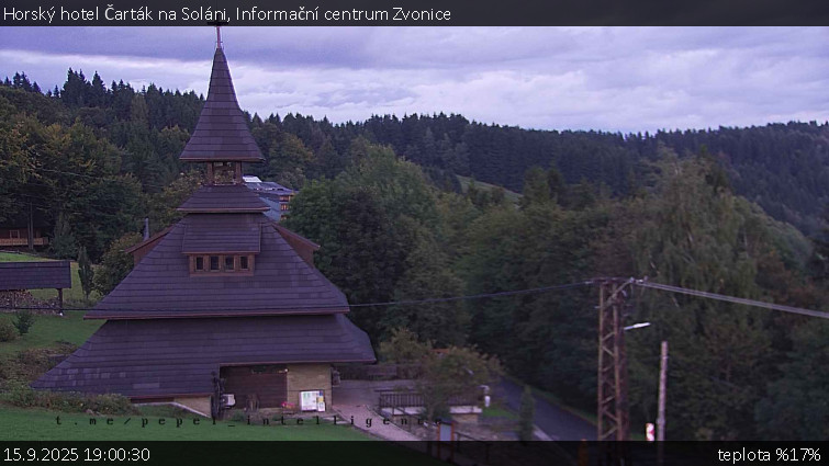 Horský hotel Čarták na Soláni - Informační centrum Zvonice - 15.9.2025 v 19:00 Horský hotel Čarták na Soláni - Informační centrum Zvonice - 15.9.2025 v 19:00