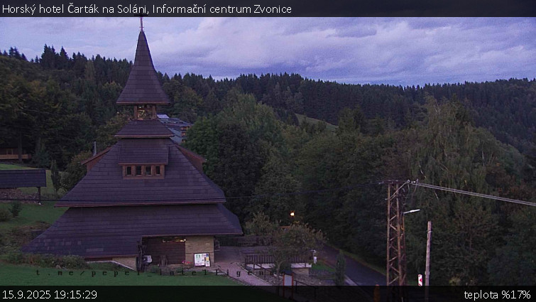 Horský hotel Čarták na Soláni - Informační centrum Zvonice - 15.9.2025 v 19:15 Horský hotel Čarták na Soláni - Informační centrum Zvonice - 15.9.2025 v 19:15