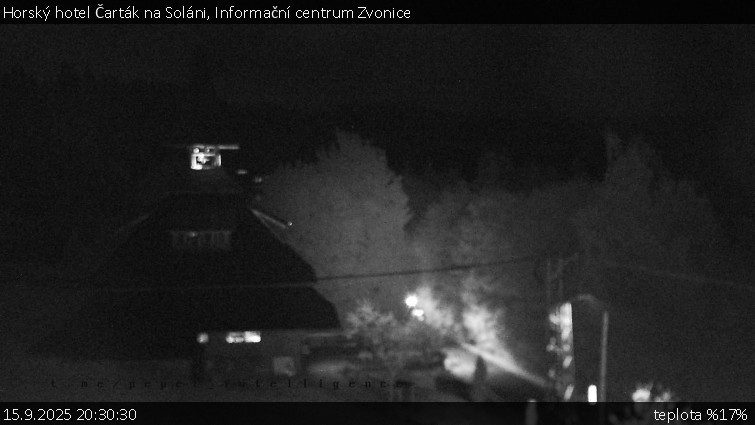 Horský hotel Čarták na Soláni - Informační centrum Zvonice - 15.9.2025 v 20:30 Horský hotel Čarták na Soláni - Informační centrum Zvonice - 15.9.2025 v 20:30