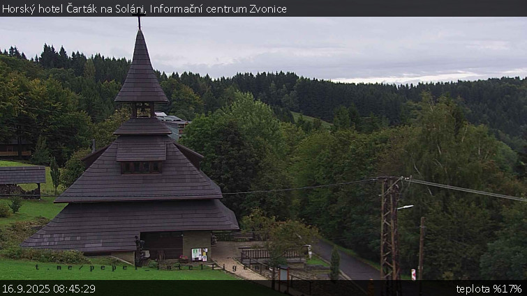 Horský hotel Čarták na Soláni - Informační centrum Zvonice - 16.9.2025 v 08:45