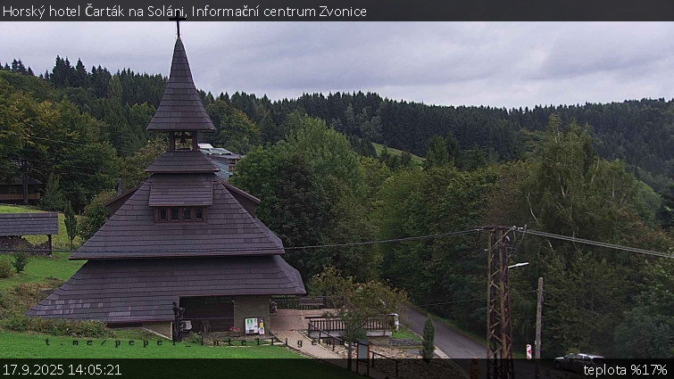 Horský hotel Čarták na Soláni - Informační centrum Zvonice - 17.9.2025 v 14:05 Horský hotel Čarták na Soláni - Informační centrum Zvonice - 17.9.2025 v 14:05