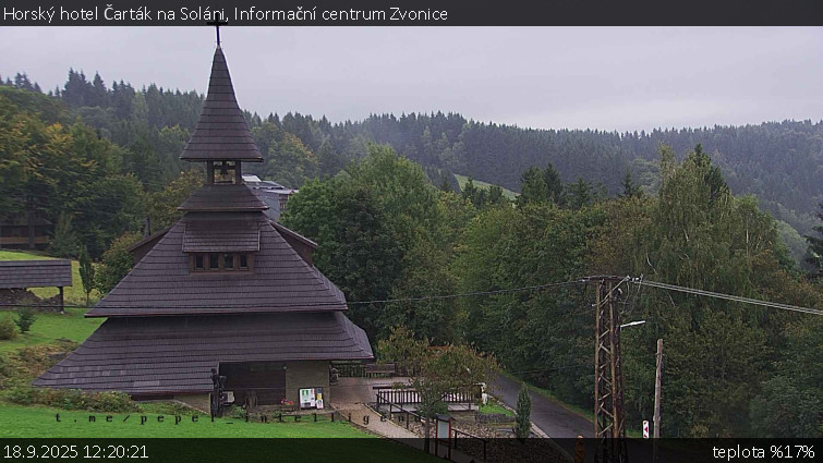 Horský hotel Čarták na Soláni - Informační centrum Zvonice - 18.9.2025 v 12:20 Horský hotel Čarták na Soláni - Informační centrum Zvonice - 18.9.2025 v 12:20