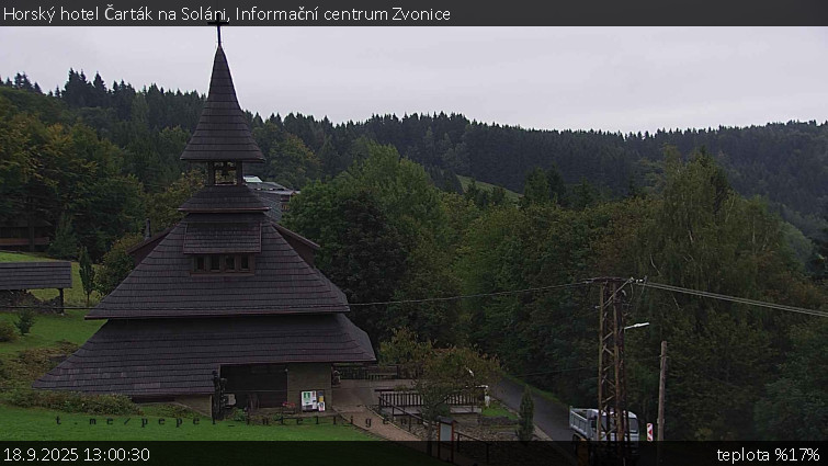 Horský hotel Čarták na Soláni - Informační centrum Zvonice - 18.9.2025 v 13:00 Horský hotel Čarták na Soláni - Informační centrum Zvonice - 18.9.2025 v 13:00