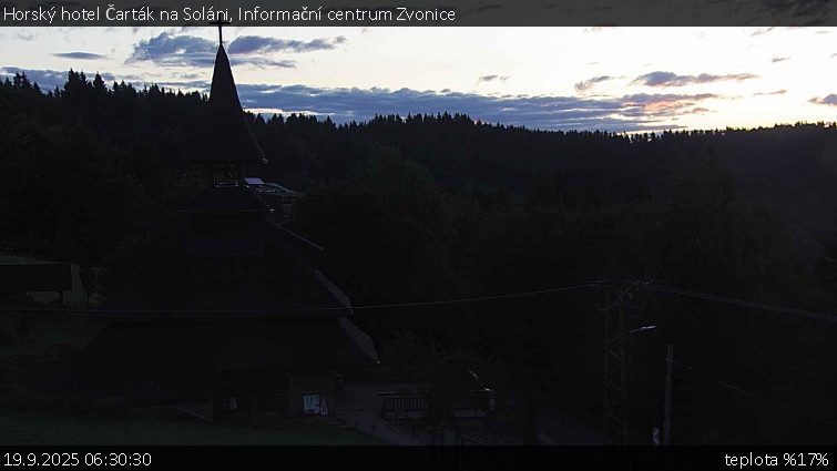 Horský hotel Čarták na Soláni - Informační centrum Zvonice - 19.9.2025 v 06:30