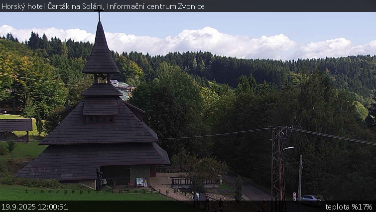 Horský hotel Čarták na Soláni - Informační centrum Zvonice - 19.9.2025 v 12:00