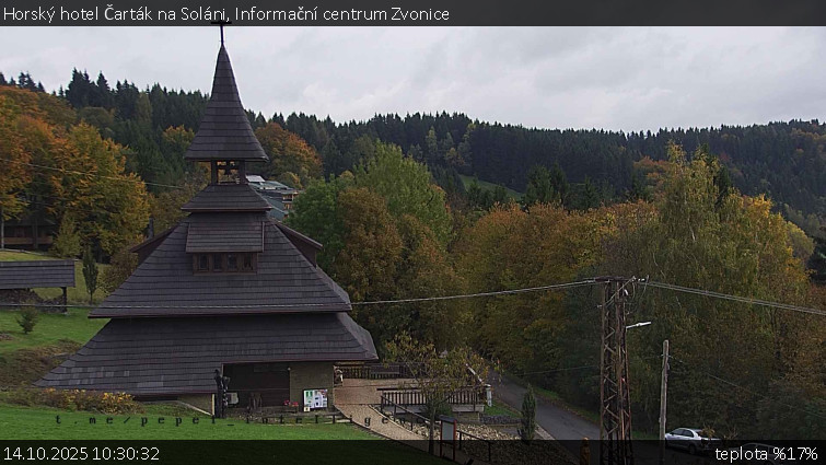 Horský hotel Čarták na Soláni - Informační centrum Zvonice - 14.10.2025 v 10:30 Horský hotel Čarták na Soláni - Informační centrum Zvonice - 14.10.2025 v 10:30