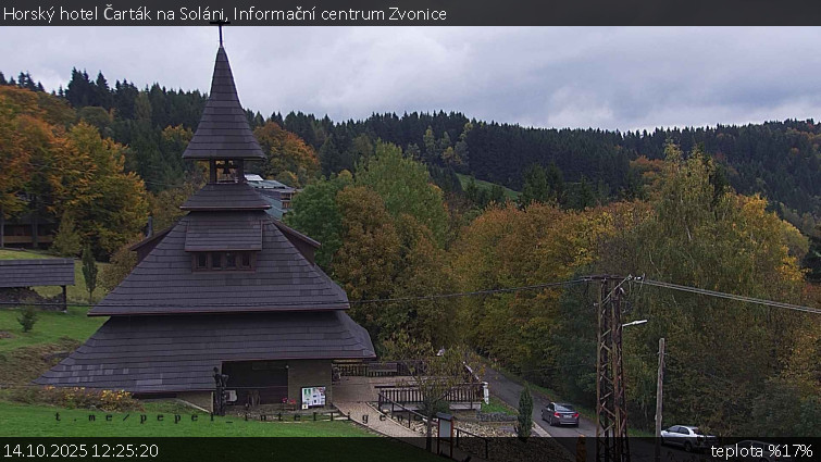 Horský hotel Čarták na Soláni - Informační centrum Zvonice - 14.10.2025 v 12:25 Horský hotel Čarták na Soláni - Informační centrum Zvonice - 14.10.2025 v 12:25