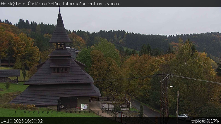 Horský hotel Čarták na Soláni - Informační centrum Zvonice - 14.10.2025 v 16:30 Horský hotel Čarták na Soláni - Informační centrum Zvonice - 14.10.2025 v 16:30