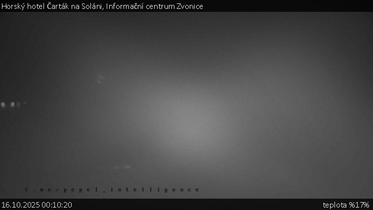 Horský hotel Čarták na Soláni - Informační centrum Zvonice - 16.10.2025 v 00:10 Horský hotel Čarták na Soláni - Informační centrum Zvonice - 16.10.2025 v 00:10
