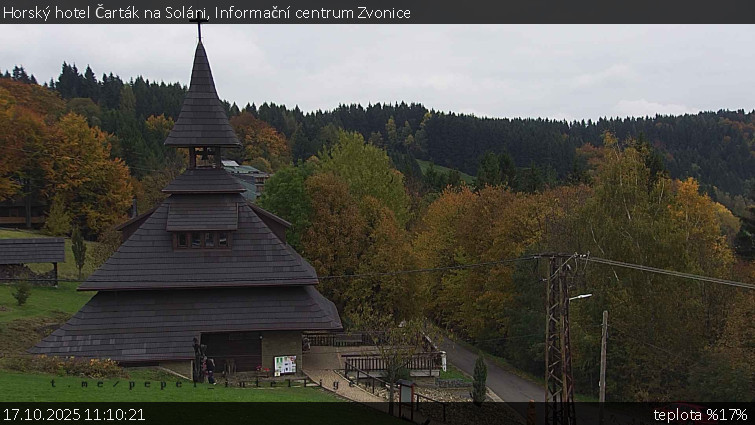 Horský hotel Čarták na Soláni - Informační centrum Zvonice - 17.10.2025 v 11:10 Horský hotel Čarták na Soláni - Informační centrum Zvonice - 17.10.2025 v 11:10