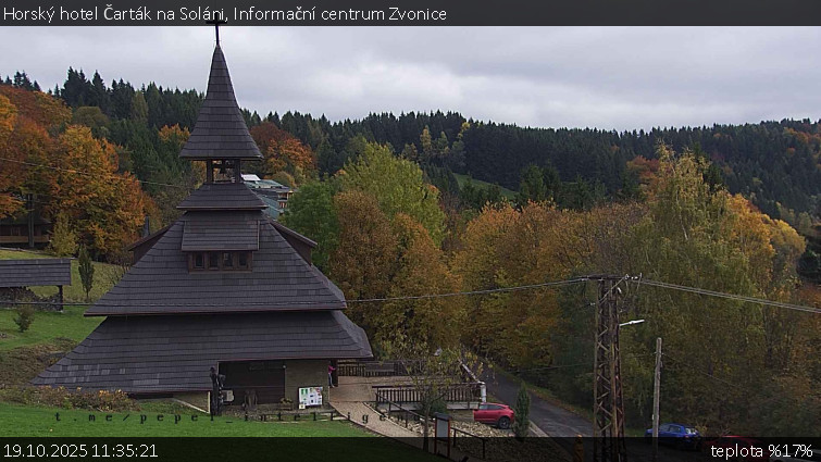 Horský hotel Čarták na Soláni - Informační centrum Zvonice - 19.10.2025 v 11:35 Horský hotel Čarták na Soláni - Informační centrum Zvonice - 19.10.2025 v 11:35