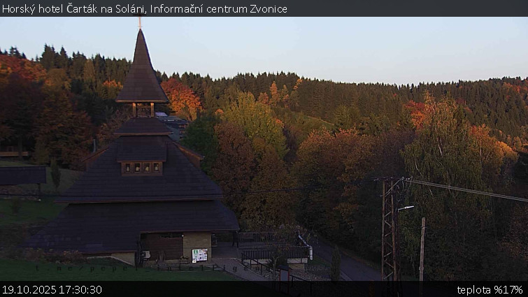 Horský hotel Čarták na Soláni - Informační centrum Zvonice - 19.10.2025 v 17:30 Horský hotel Čarták na Soláni - Informační centrum Zvonice - 19.10.2025 v 17:30