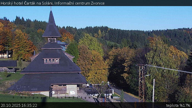 Horský hotel Čarták na Soláni - Informační centrum Zvonice - 20.10.2025 v 16:35 Horský hotel Čarták na Soláni - Informační centrum Zvonice - 20.10.2025 v 16:35