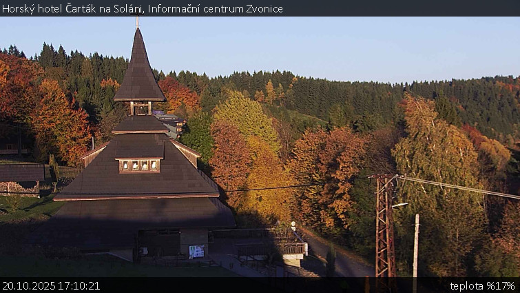 Horský hotel Čarták na Soláni - Informační centrum Zvonice - 20.10.2025 v 17:10 Horský hotel Čarták na Soláni - Informační centrum Zvonice - 20.10.2025 v 17:10
