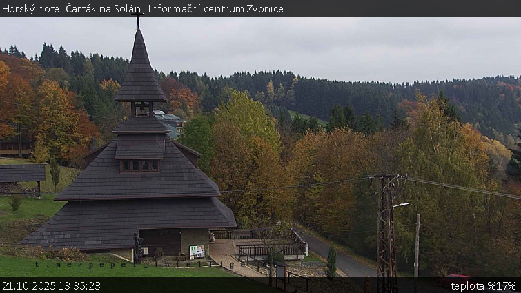Horský hotel Čarták na Soláni - Informační centrum Zvonice - 21.10.2025 v 13:35 Horský hotel Čarták na Soláni - Informační centrum Zvonice - 21.10.2025 v 13:35