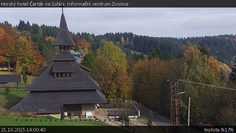 Horský hotel Čarták na Soláni - Informační centrum Zvonice - 21.10.2025 v 14:00 Horský hotel Čarták na Soláni - Informační centrum Zvonice - 21.10.2025 v 14:00