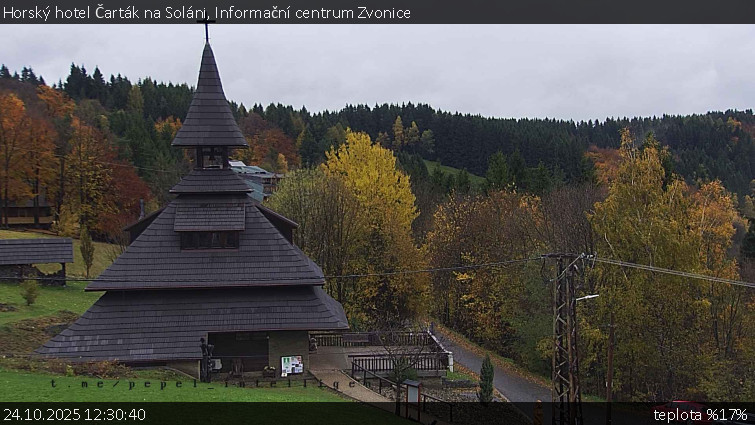 Horský hotel Čarták na Soláni - Informační centrum Zvonice - 24.10.2025 v 12:30 Horský hotel Čarták na Soláni - Informační centrum Zvonice - 24.10.2025 v 12:30
