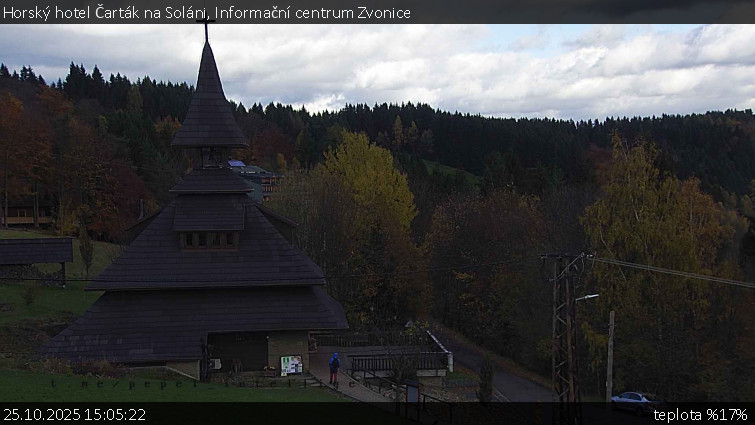 Horský hotel Čarták na Soláni - Informační centrum Zvonice - 25.10.2025 v 15:05 Horský hotel Čarták na Soláni - Informační centrum Zvonice - 25.10.2025 v 15:05