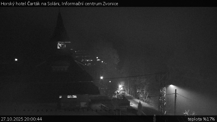 Horský hotel Čarták na Soláni - Informační centrum Zvonice - 27.10.2025 v 20:00 Horský hotel Čarták na Soláni - Informační centrum Zvonice - 27.10.2025 v 20:00