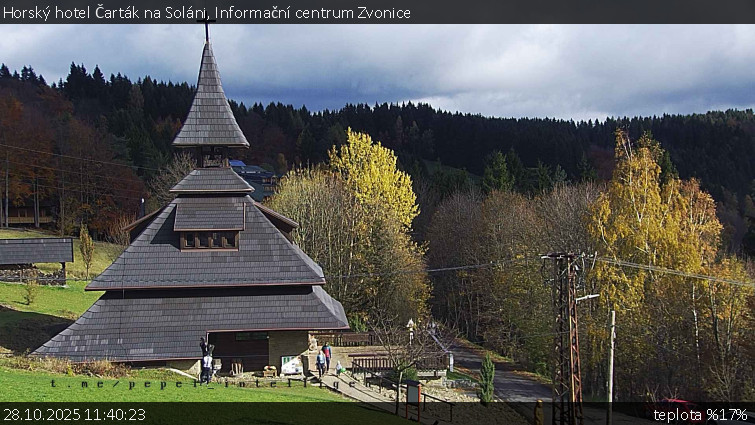 Horský hotel Čarták na Soláni - Informační centrum Zvonice - 28.10.2025 v 11:40 Horský hotel Čarták na Soláni - Informační centrum Zvonice - 28.10.2025 v 11:40