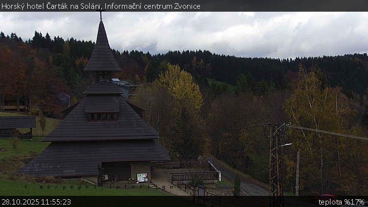 Horský hotel Čarták na Soláni - Informační centrum Zvonice - 28.10.2025 v 11:55 Horský hotel Čarták na Soláni - Informační centrum Zvonice - 28.10.2025 v 11:55