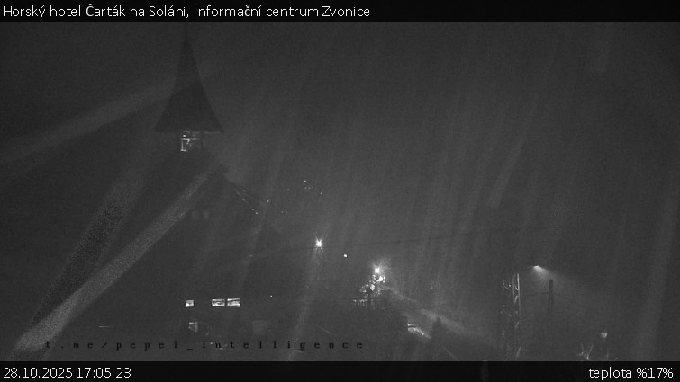 Horský hotel Čarták na Soláni - Informační centrum Zvonice - 28.10.2025 v 17:05 Horský hotel Čarták na Soláni - Informační centrum Zvonice - 28.10.2025 v 17:05