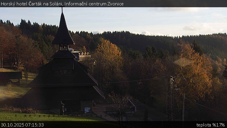 Horský hotel Čarták na Soláni - Informační centrum Zvonice - 30.10.2025 v 07:15