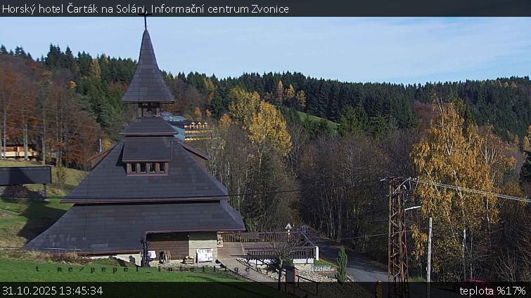Horský hotel Čarták na Soláni - Informační centrum Zvonice - 31.10.2025 v 13:45 Horský hotel Čarták na Soláni - Informační centrum Zvonice - 31.10.2025 v 13:45