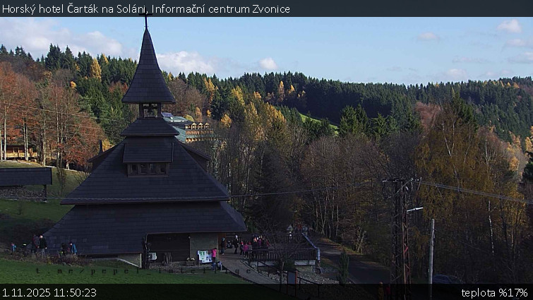 Horský hotel Čarták na Soláni - Informační centrum Zvonice - 1.11.2025 v 11:50 Horský hotel Čarták na Soláni - Informační centrum Zvonice - 1.11.2025 v 11:50