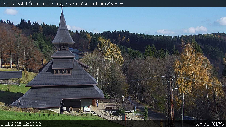 Horský hotel Čarták na Soláni - Informační centrum Zvonice - 1.11.2025 v 12:10 Horský hotel Čarták na Soláni - Informační centrum Zvonice - 1.11.2025 v 12:10