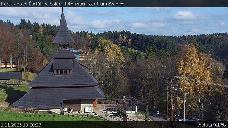 Horský hotel Čarták na Soláni - Informační centrum Zvonice - 1.11.2025 v 13:20 Horský hotel Čarták na Soláni - Informační centrum Zvonice - 1.11.2025 v 13:20