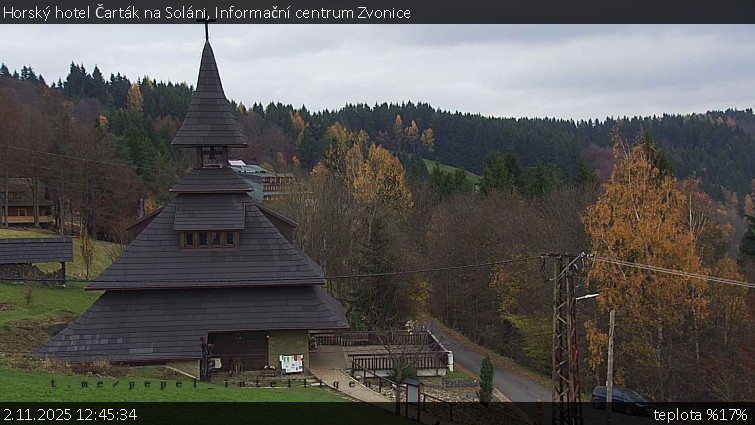 Horský hotel Čarták na Soláni - Informační centrum Zvonice - 2.11.2025 v 12:45 Horský hotel Čarták na Soláni - Informační centrum Zvonice - 2.11.2025 v 12:45