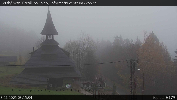 Horský hotel Čarták na Soláni - Informační centrum Zvonice - 3.11.2025 v 08:15