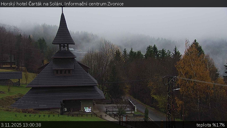Horský hotel Čarták na Soláni - Informační centrum Zvonice - 3.11.2025 v 13:00