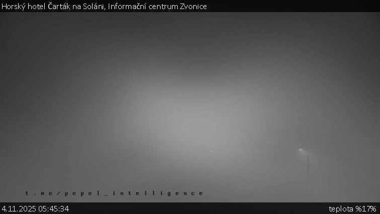 Horský hotel Čarták na Soláni - Informační centrum Zvonice - 4.11.2025 v 05:45