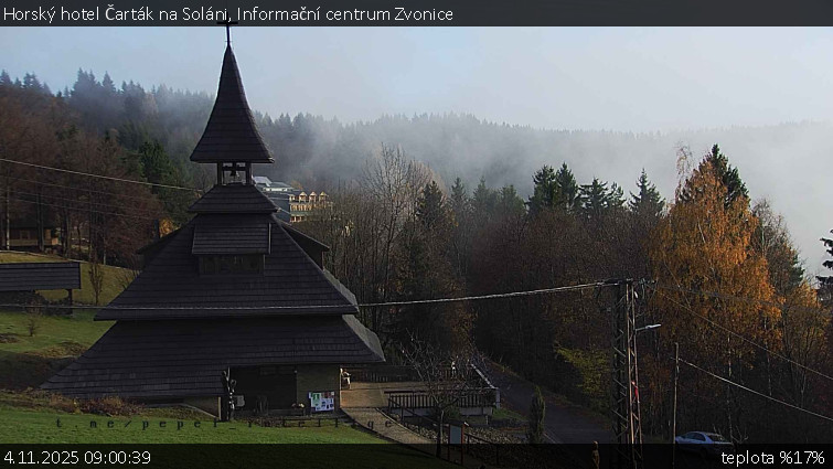 Horský hotel Čarták na Soláni - Informační centrum Zvonice - 4.11.2025 v 09:00
