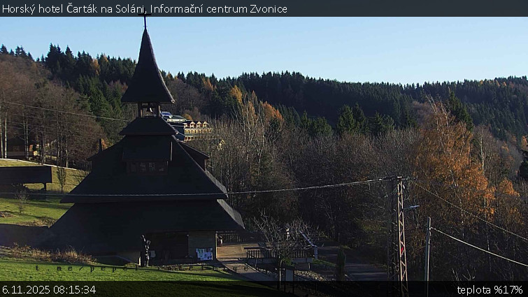 Horský hotel Čarták na Soláni - Informační centrum Zvonice - 6.11.2025 v 08:15