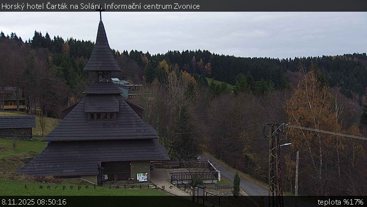 Horský hotel Čarták na Soláni - Informační centrum Zvonice - 8.11.2025 v 08:50