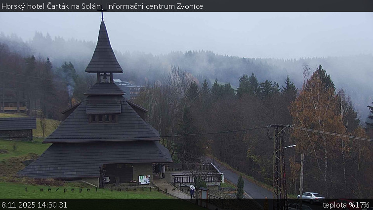 Horský hotel Čarták na Soláni - Informační centrum Zvonice - 8.11.2025 v 14:30