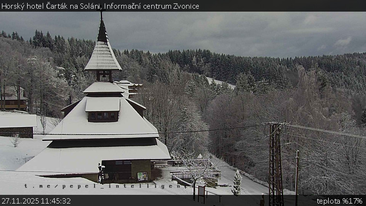 Horský hotel Čarták na Soláni - Informační centrum Zvonice - 27.11.2025 v 11:45