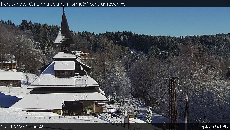 Horský hotel Čarták na Soláni - Informační centrum Zvonice - 28.11.2025 v 11:00