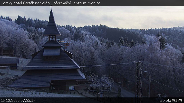 Horský hotel Čarták na Soláni - Informační centrum Zvonice - 16.12.2025 v 07:55