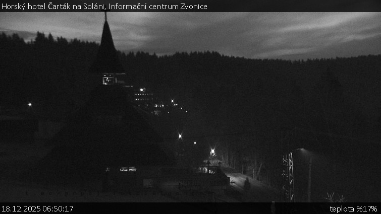 Horský hotel Čarták na Soláni - Informační centrum Zvonice - 18.12.2025 v 06:50