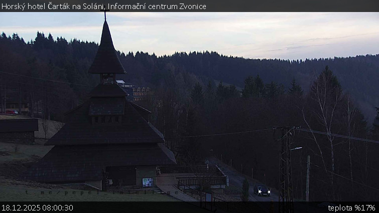 Horský hotel Čarták na Soláni - Informační centrum Zvonice - 18.12.2025 v 08:00