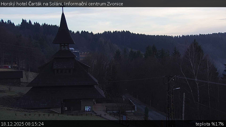 Horský hotel Čarták na Soláni - Informační centrum Zvonice - 18.12.2025 v 08:15