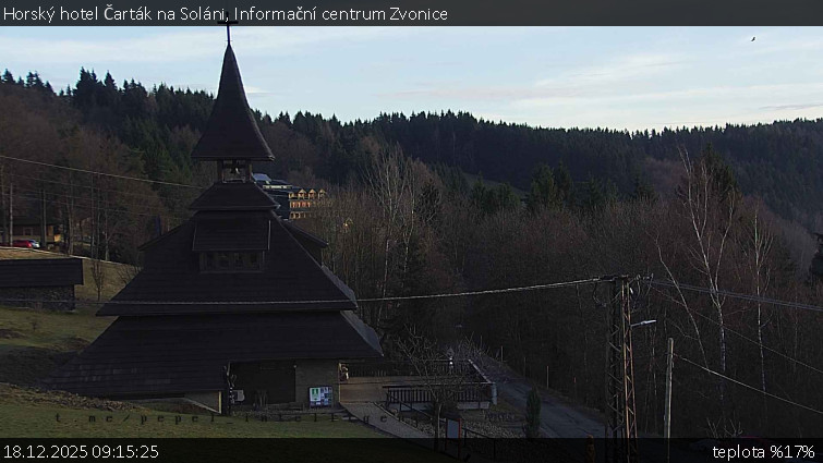 Horský hotel Čarták na Soláni - Informační centrum Zvonice - 18.12.2025 v 09:15
