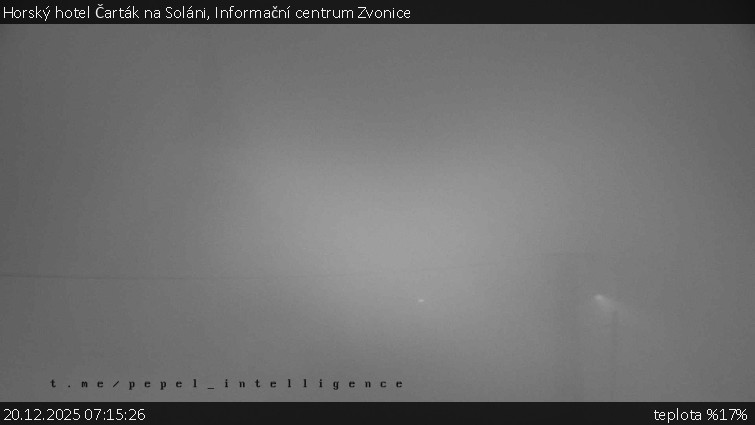 Horský hotel Čarták na Soláni - Informační centrum Zvonice - 20.12.2025 v 07:15