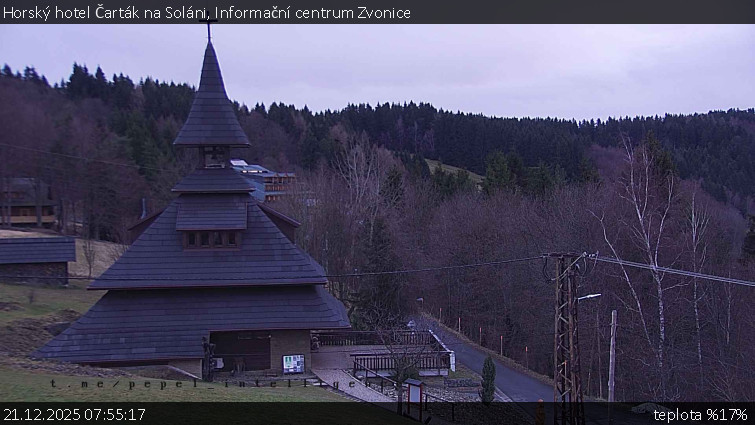 Horský hotel Čarták na Soláni - Informační centrum Zvonice - 21.12.2025 v 07:55